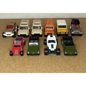 Matchbox Jeep Safari Off Road Vehicle Lot Adventure Toy Bundle